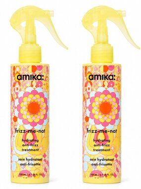 Amika Frizz-Me-Not Hydrating Anti-Frizz Treatment Duo 6.7 oz Each